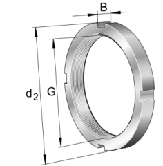 KM 04 BMS M20x1 Kontra Somun